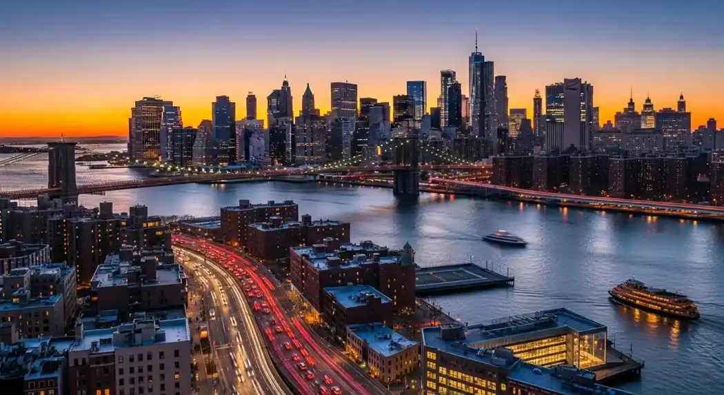 Brooklyn properties overlooking the skyline in 2025